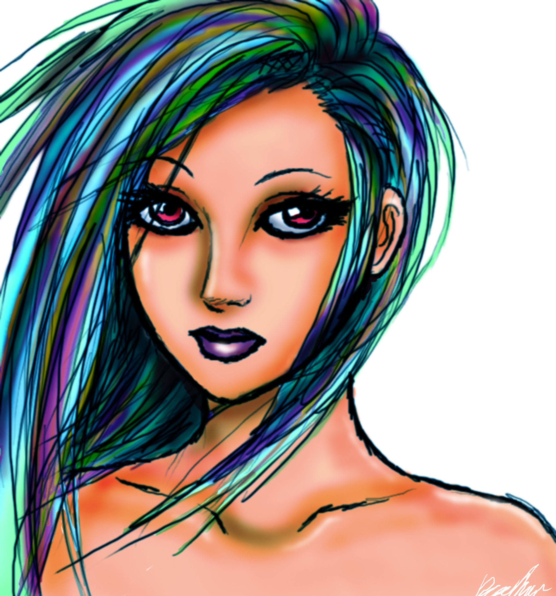 Glam Rock Girl I 365 Art