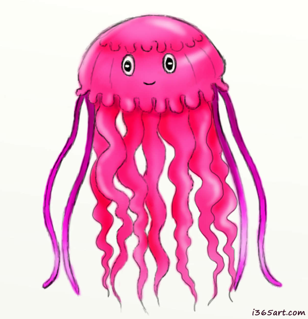 animated jellyfish clipart - photo #25