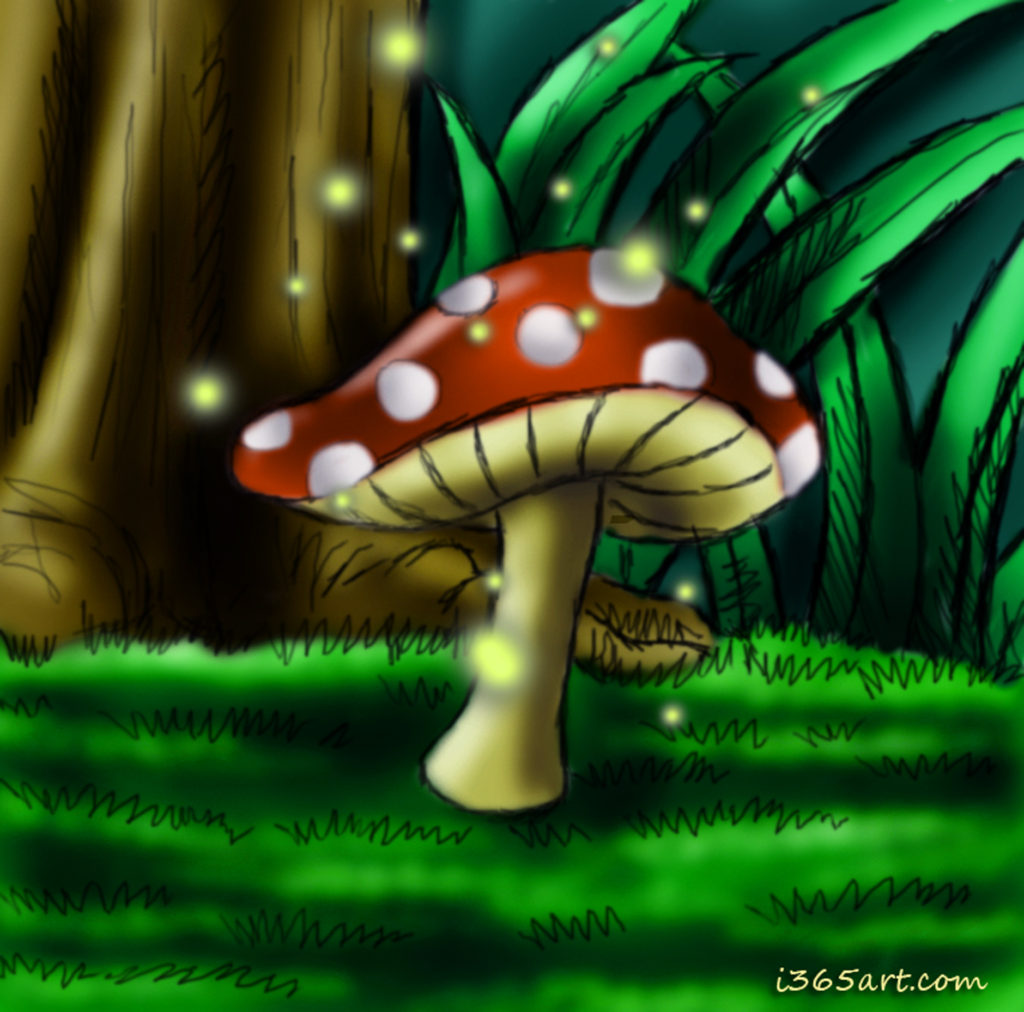 mushroom glow