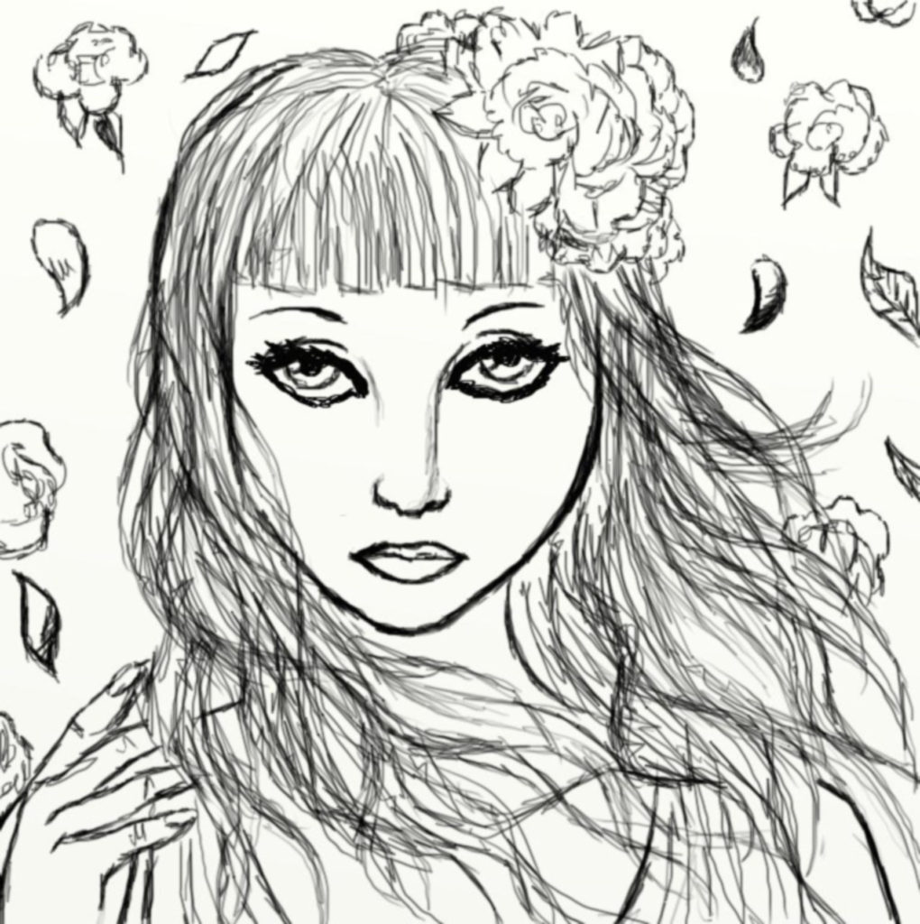 fantasy girl illustration