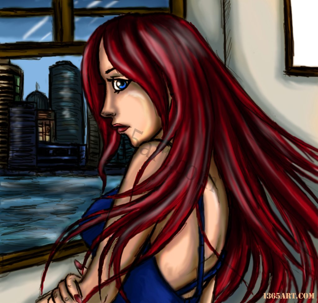 Red haired girl