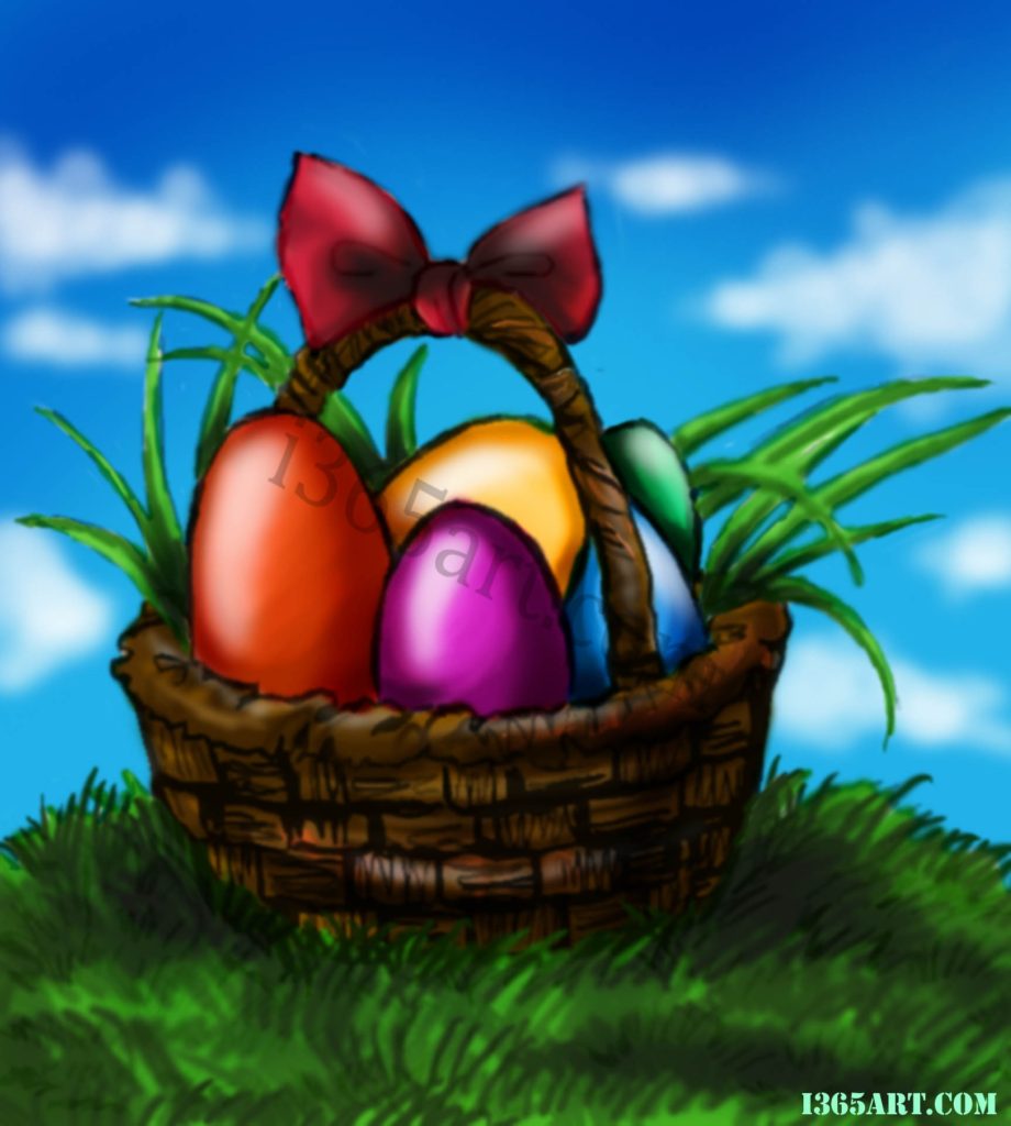 Easter egg basket