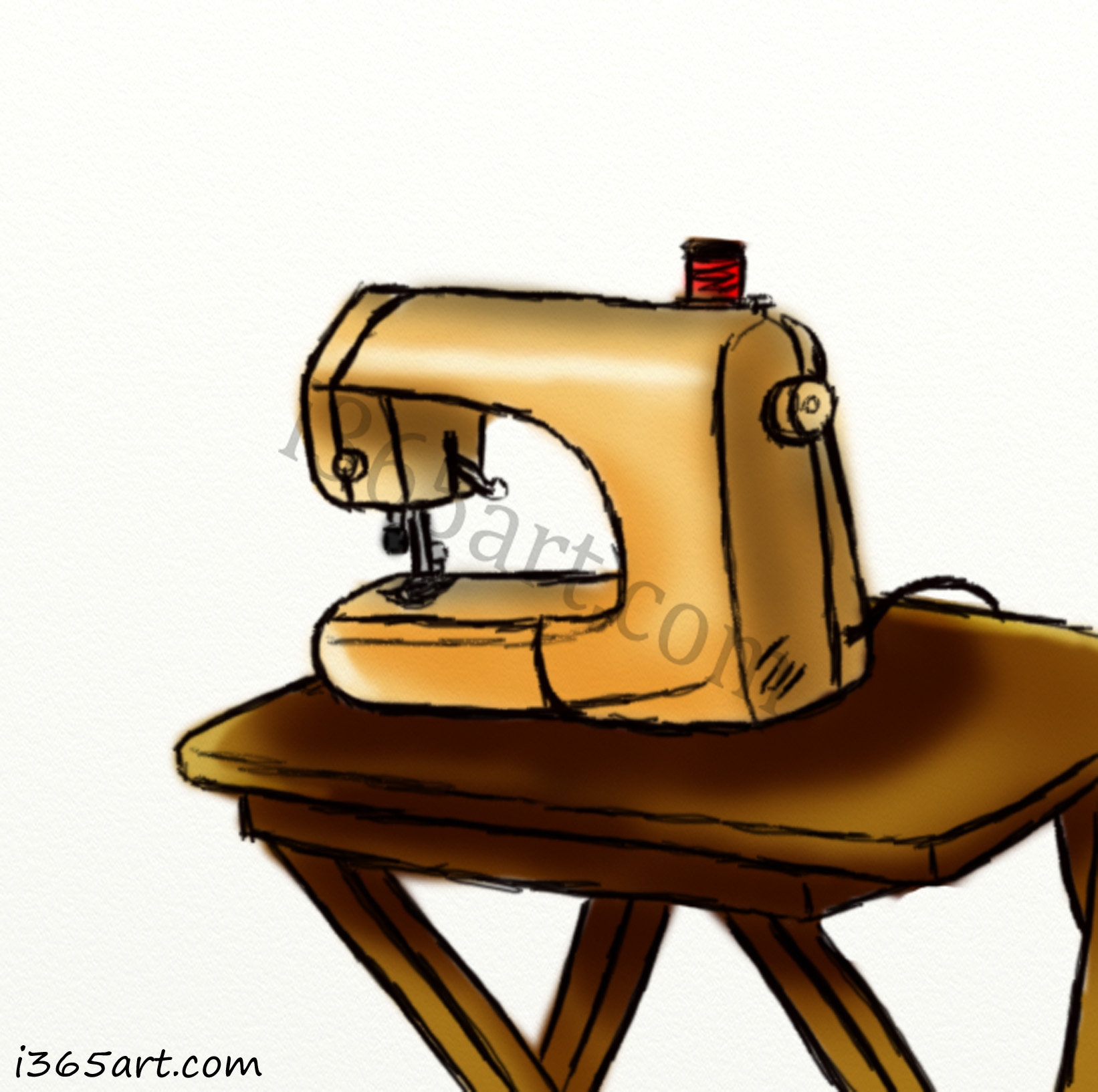 sewing machine desk