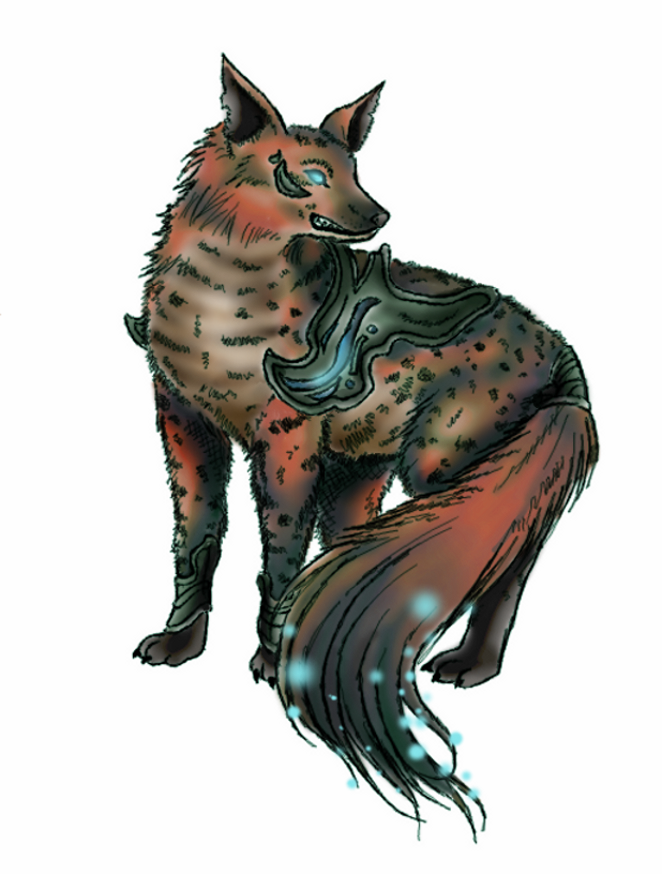 hyena character design