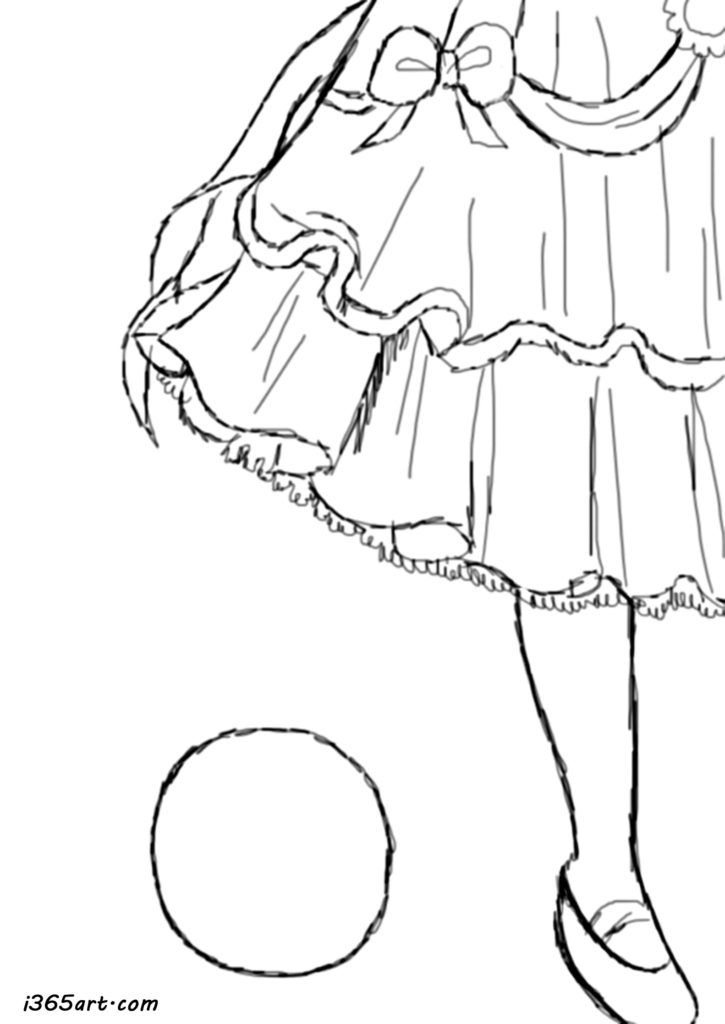 19th century girl dress