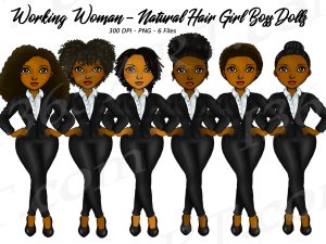 Black Business Woman Clipart