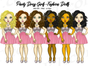 party girls clipart