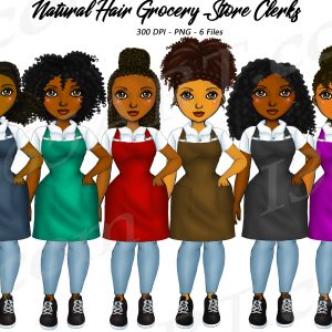 African American Clerks Clipart