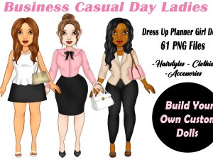 Business Customizable Dolls Clipart