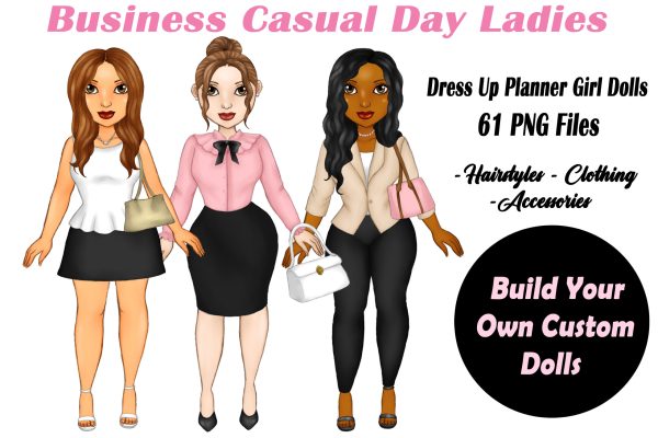 Business Customizable Dolls Clipart