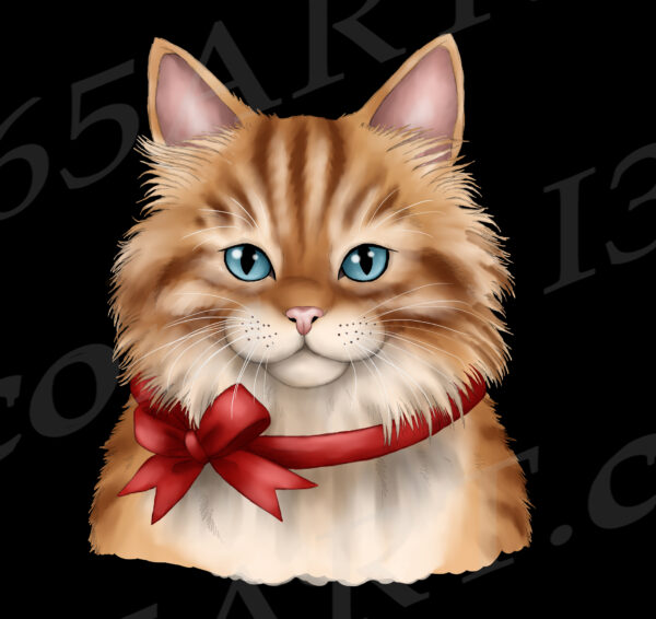 Christmas Cat Clipart