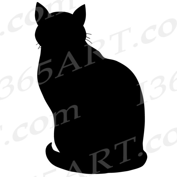 Adult Cat Silhouette SVG