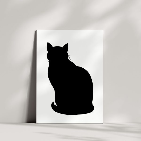 Adult Cat Silhouette SVG