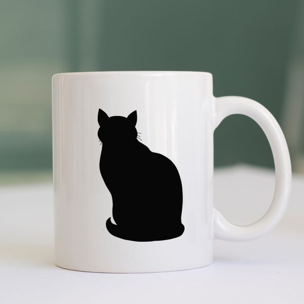 Adult Cat Silhouette SVG