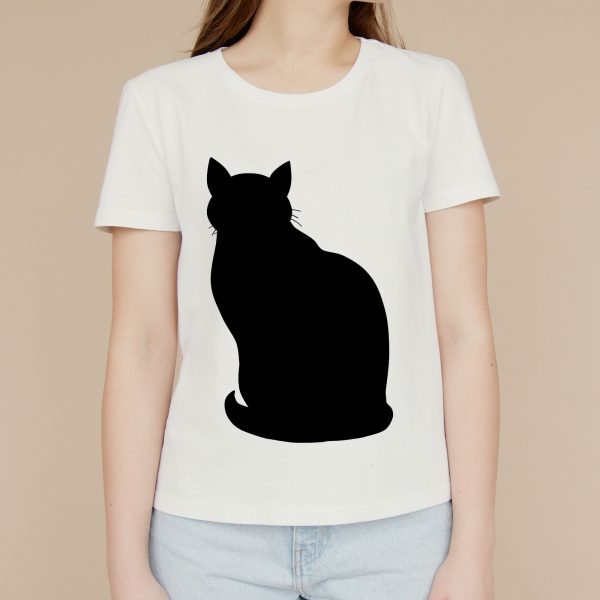 Adult Cat Silhouette SVG