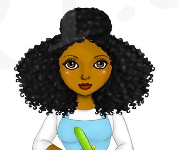 Black Cleaning Ladies Clipart