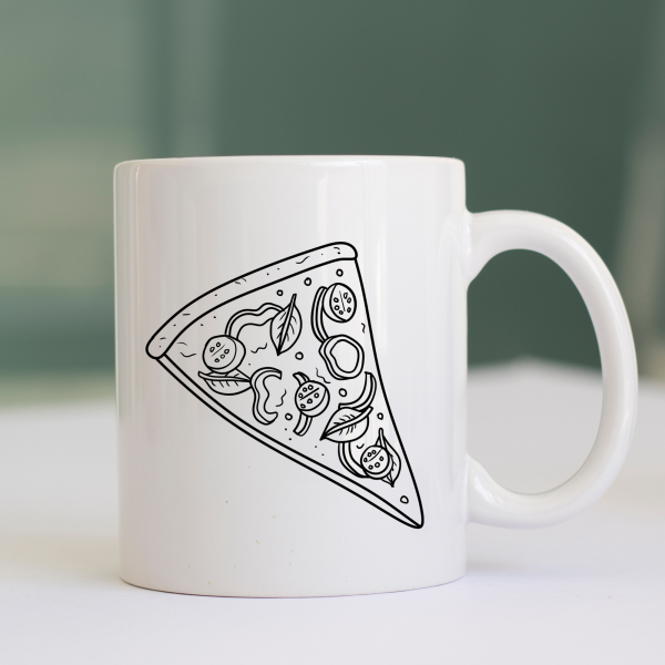 Hand Drawn Pizza SVG