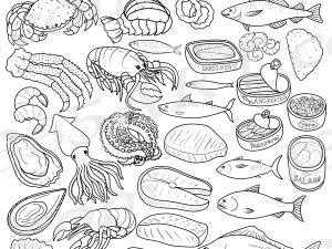 30 Seafood & Fish SVG