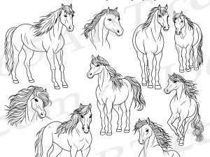 Horse SVG Clipart