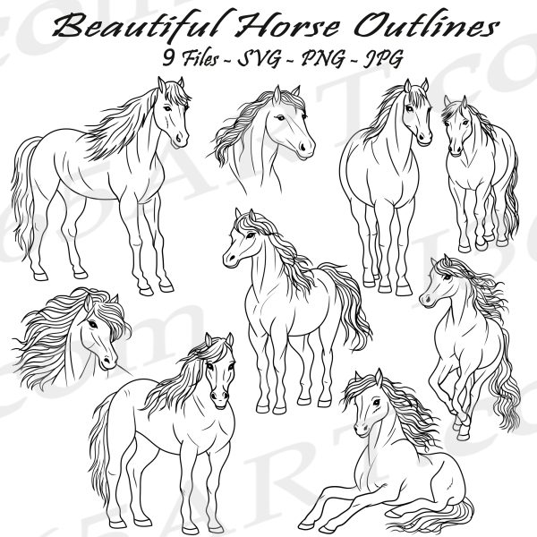 Horse SVG Clipart