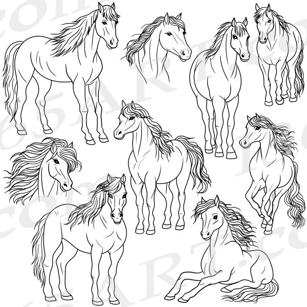 Horse SVG Clipart