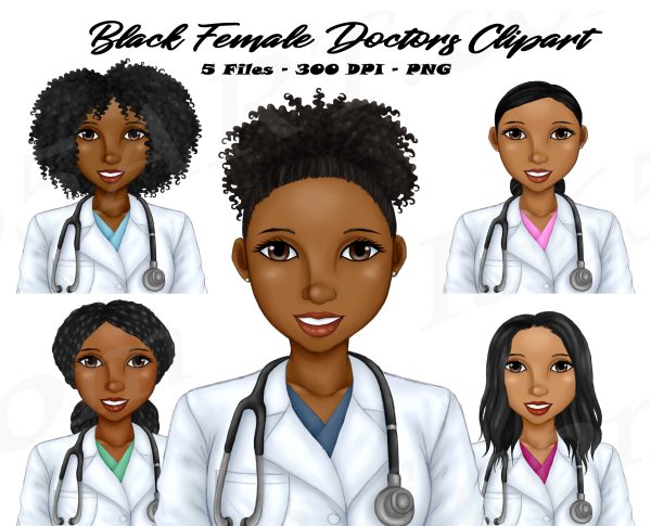 African American Doctor Clipart