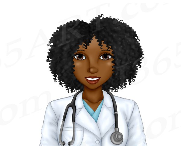 African American Doctor Clipart