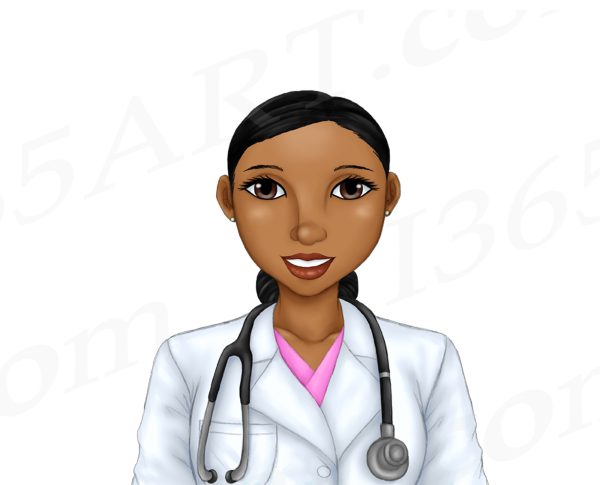 African American Doctor Clipart