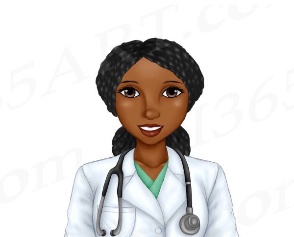 African American Doctor Clipart