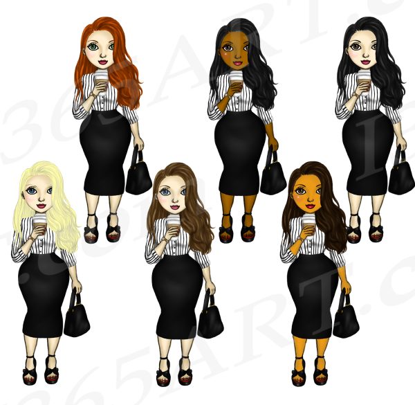 Career Lady Clipart