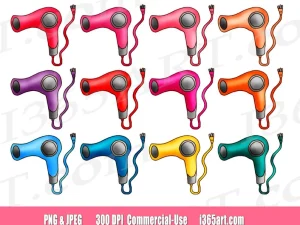 Blow Dryer Clipart