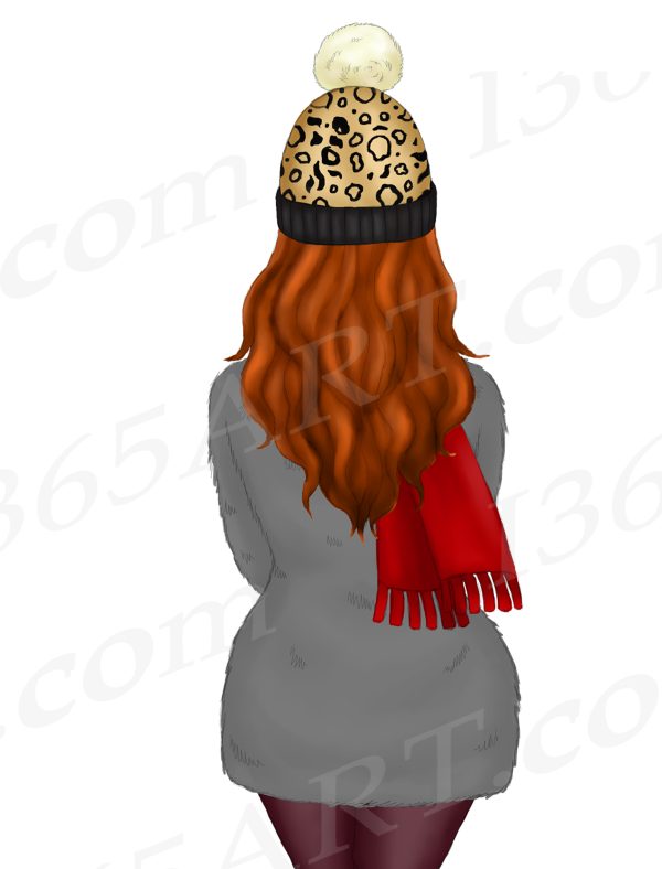 Winter Hats Best Friends Clipart