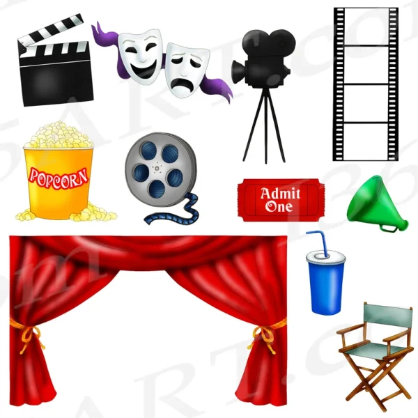 Acting Theater Clipart