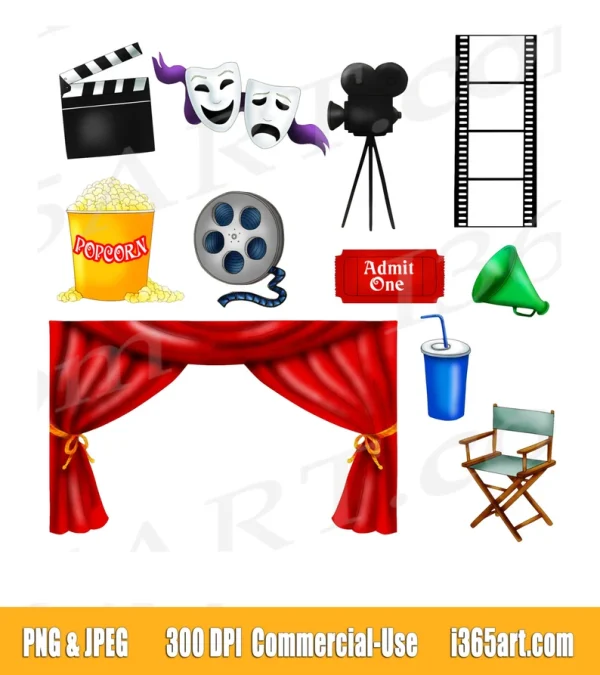 Acting Theater Clipart