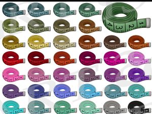 Rainbow Measuring Tape Clipart