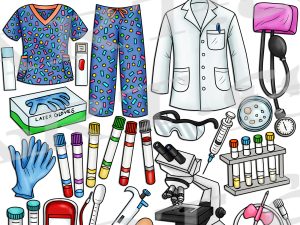 Phlebotomist Nurse Clipart