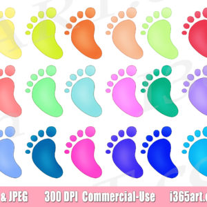 baby feet clipart