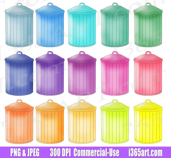 trash can clipart